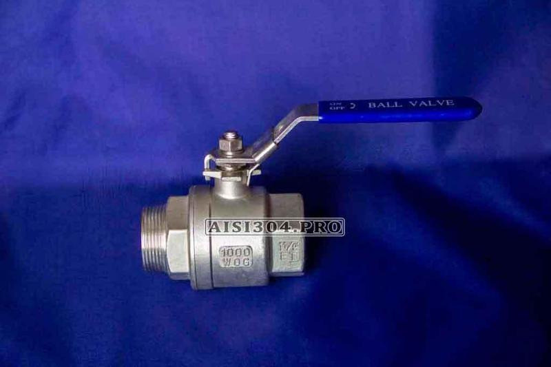 Кран нержавеющий с наружной резьбой 1/2" AISI 304 | TRiNOX Винница - изображение 2