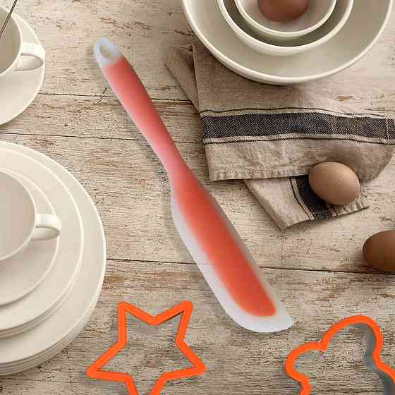 Лопатка силіконова Maestro MR-1180-red 27 см червона Киев