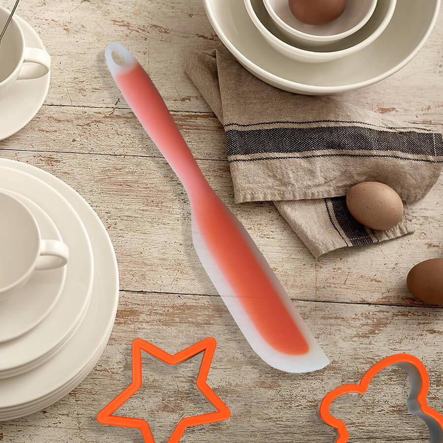 Лопатка силіконова Maestro MR-1180-red 27 см червона Киев - изображение 1