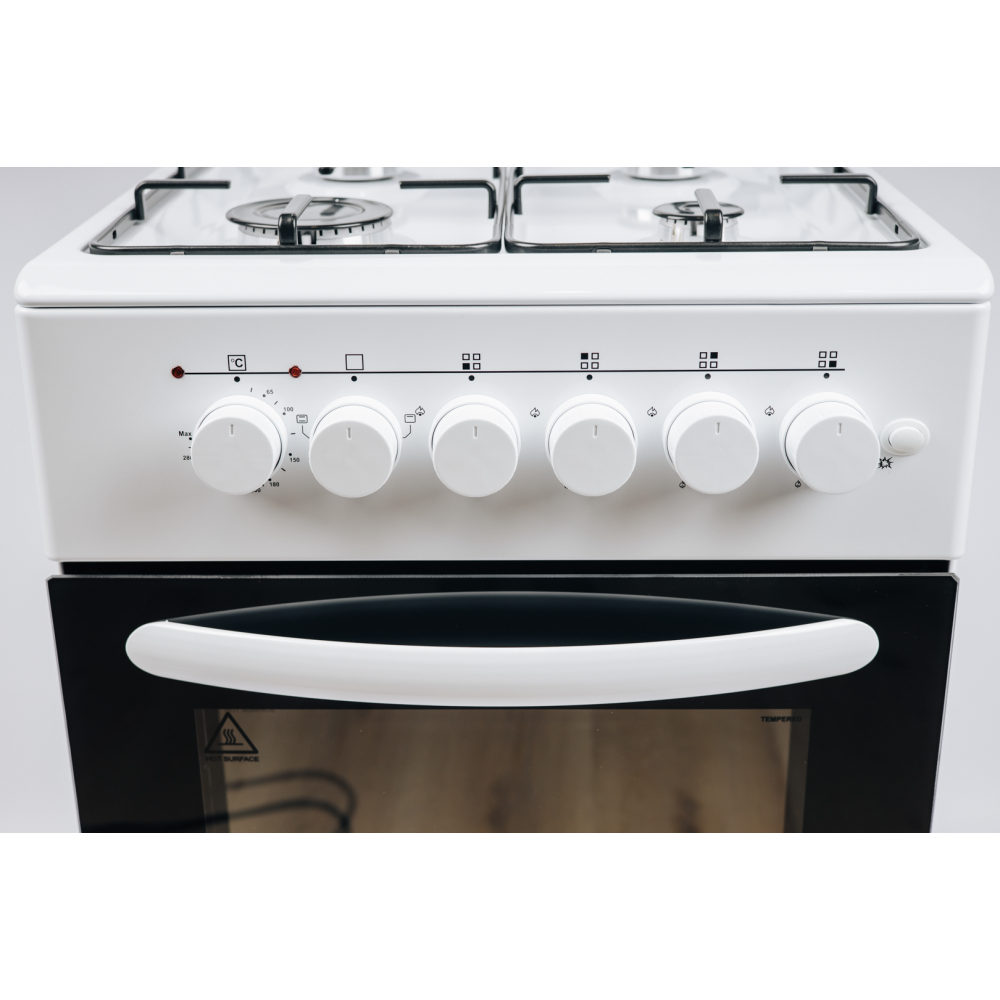 Плита кухонная комбинированная Grunhelm FM5612W (газоэлектрическая) Автоматический розжиг в ручке Киев - изображение 4