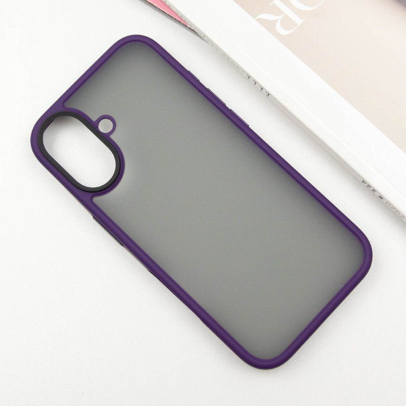 TPU+PC чехол Metal Buttons для Apple iPhone 16 (6.1") Херсон - зображення 9