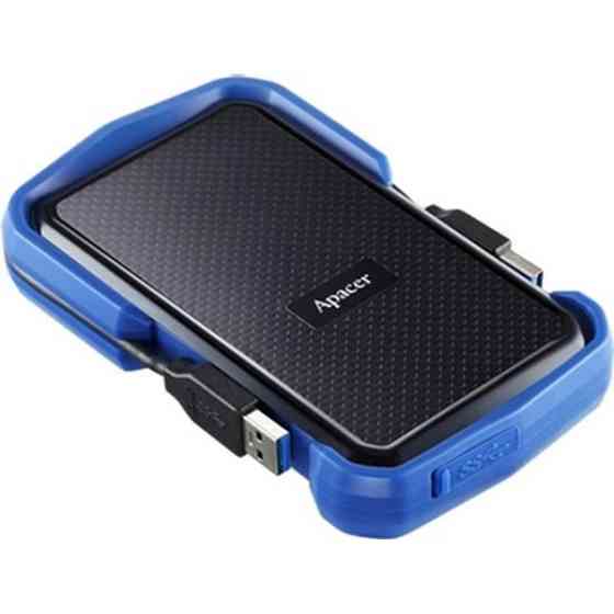 Накопичувач зовнішній HDD 2.5 USB 1.0TB Apacer AC631 Black/Blue (AP1TBAC631U-1) (Код товару:33869) Харьков