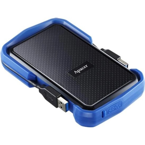 Накопичувач зовнішній HDD 2.5 USB 1.0TB Apacer AC631 Black/Blue (AP1TBAC631U-1) (Код товару:33869) Харьков - изображение 4