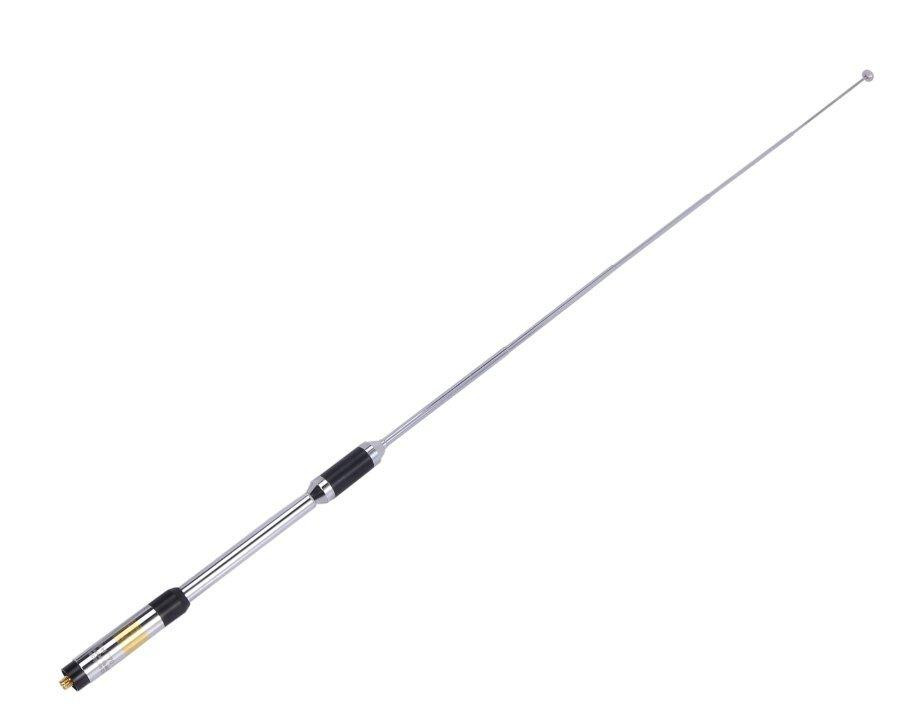 Антенна двухдиапазонная 144/430MHz 3.0/5.5dB, до 20W, телескопическая RH770, SMA-female разъем Днепр - изображение 2