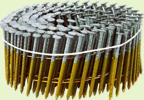 Гвозди барабанные ершёные 3,1×90 мм с покрытием M-Fusion (15°) 2400шт Дніпро