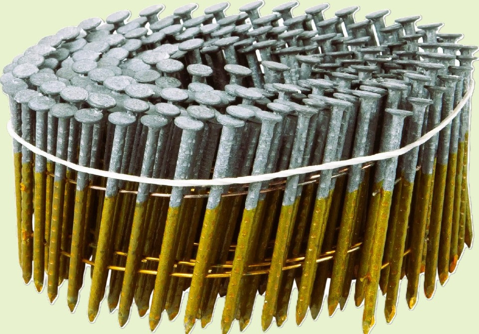 Гвозди барабанные ершёные 3,1×90 мм с покрытием M-Fusion (15°) 2400шт Днепр - изображение 1