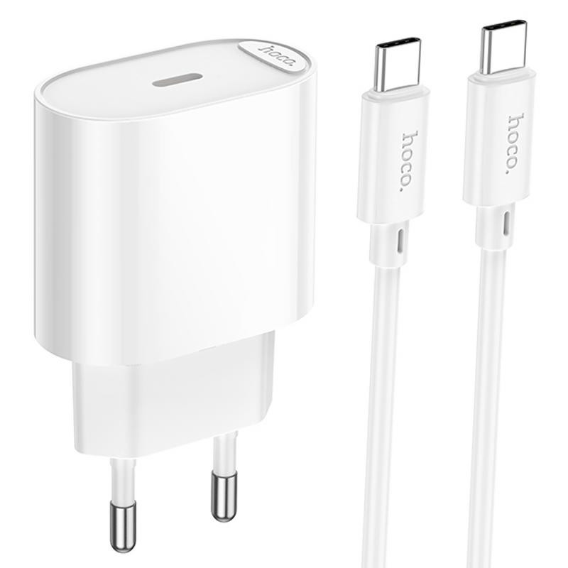 СЗУ Hoco C109A Fighter PD20W (1USB-C) + кабель Type-C to Type-C Херсон - изображение 1