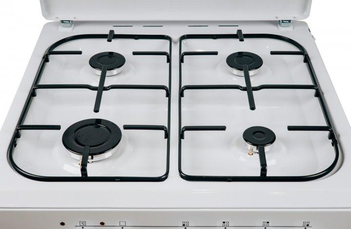 Плита кухонная газоэлектрическая Grunhelm АM6611W (комбинированная) газовая плита + электрическая ду Київ - зображення 6