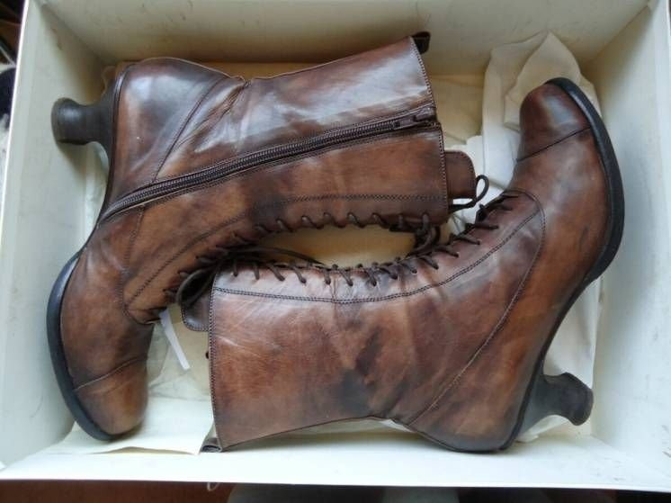 Модельные ботинки, ботильоны, полусапожки Vero Cuoio Италия р. 40 Кожа Київ - зображення 2