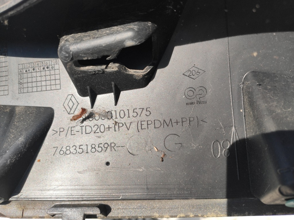 Накладка стойки лобового стекла левая Renault Grand Scenic III 2009-2016 (768351859R) Ковель - зображення 4