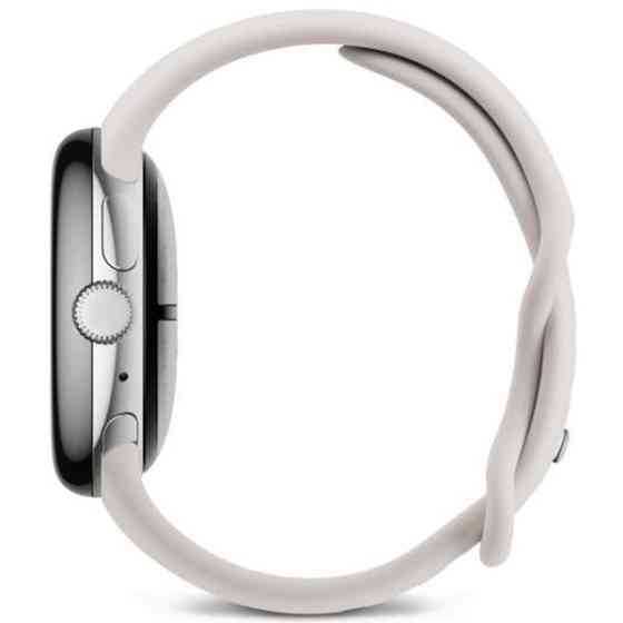 Смарт-годинник Google Pixel Watch 3 45 mm Wi-Fi Polished Silver Aluminum Case/Porcelain Active Band  Харків