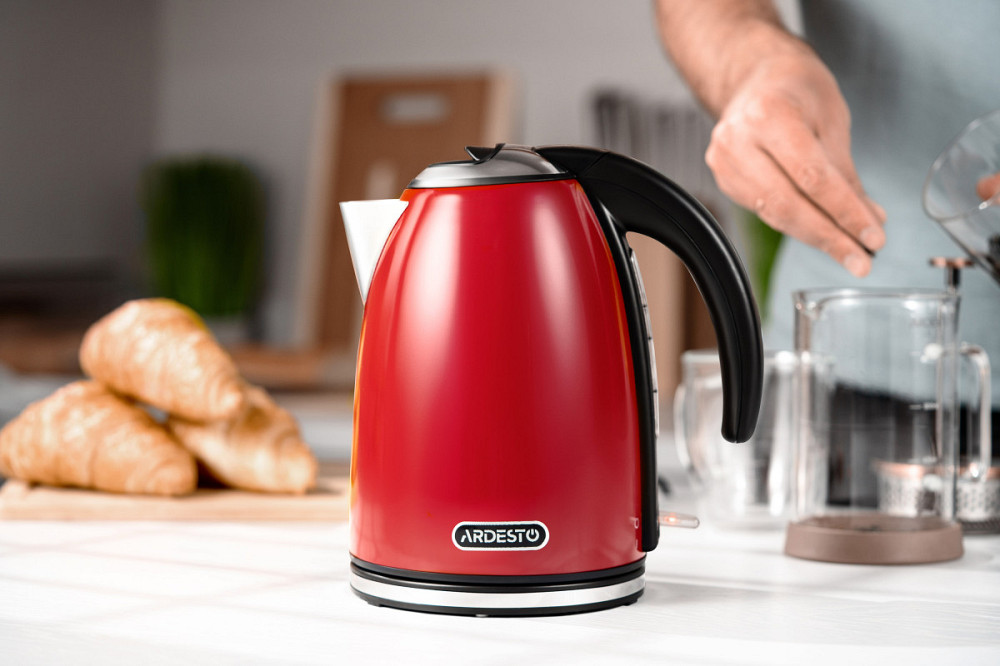 Электрочайник Ardesto EKL-F340R 1.7 л красный Київ - зображення 4