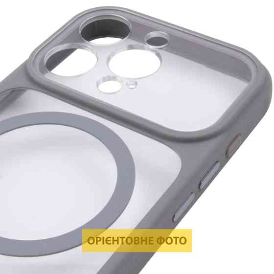 Чехол TPU+PC GETMAN Moon Clear with MagSafe для Apple iPhone 13 Pro Max (6.7") Херсон