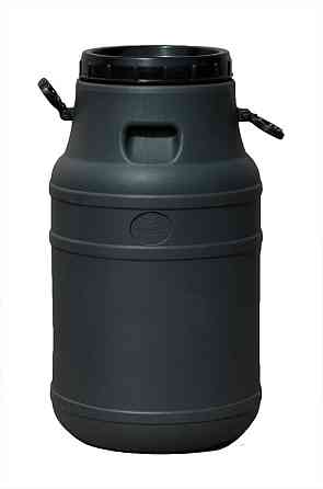 Бидон непищевой 40 л Черный Київ