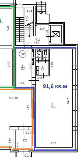 долгосрочная аренда офисное помещение Киев, Днепровский, 37200 грн./мес. Киев - изображение 8
