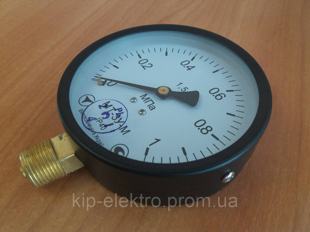 Манометр МТ-3У-М от 0 до 1 МПа (10 кгс/см2) - аналог МП3-У, ДМ 05100, МТП-100, ОБМ1-100, ДМ 05-МП-3У Київ - зображення 11