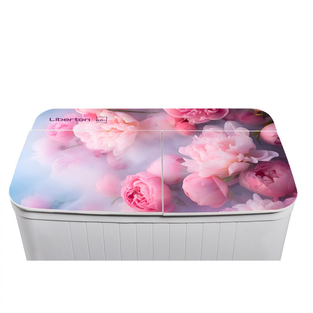 Стиральная машина полуавтомат Liberton LWM-8000 PUMP 8 кг белая Київ - зображення 5