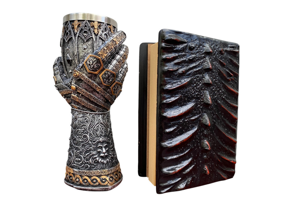 Подарочный набор Бокал 3 Рука с льдом и Блокнот 3 «Жар Сердца Дракона» Київ - зображення 2