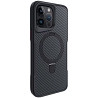 TPU+PC чехол Metal Buttons with MagSafe Carbon Ring для Apple iPhone 14 Pro Max (6.7") Херсон