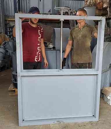 Реечные автоматические задвижки 800х800 ,  шиберная задвижка Київ