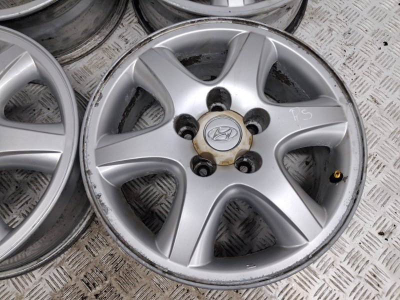 Диски титан комплект R16 Hyundai Tucson JM 2.0 DIESEL D4EA 2004 (б/у) Київ - зображення 5