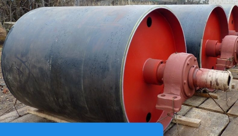 Барабан приводной ф400х850 с корпусными подшипниками Київ - зображення 2