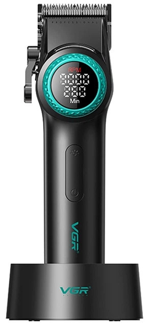 Машинка для стрижки аккумуляторная VGR V-001 BLACK 10 Вт черная Київ - зображення 1