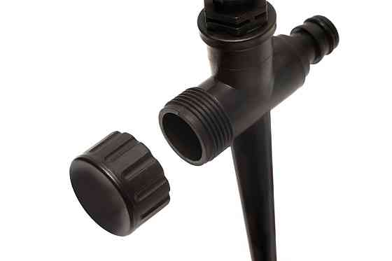 Ороситель для полива MASTERTOOL вращающийся 2-х рожковый ½" 12 м на ножке 92-9362 Харків