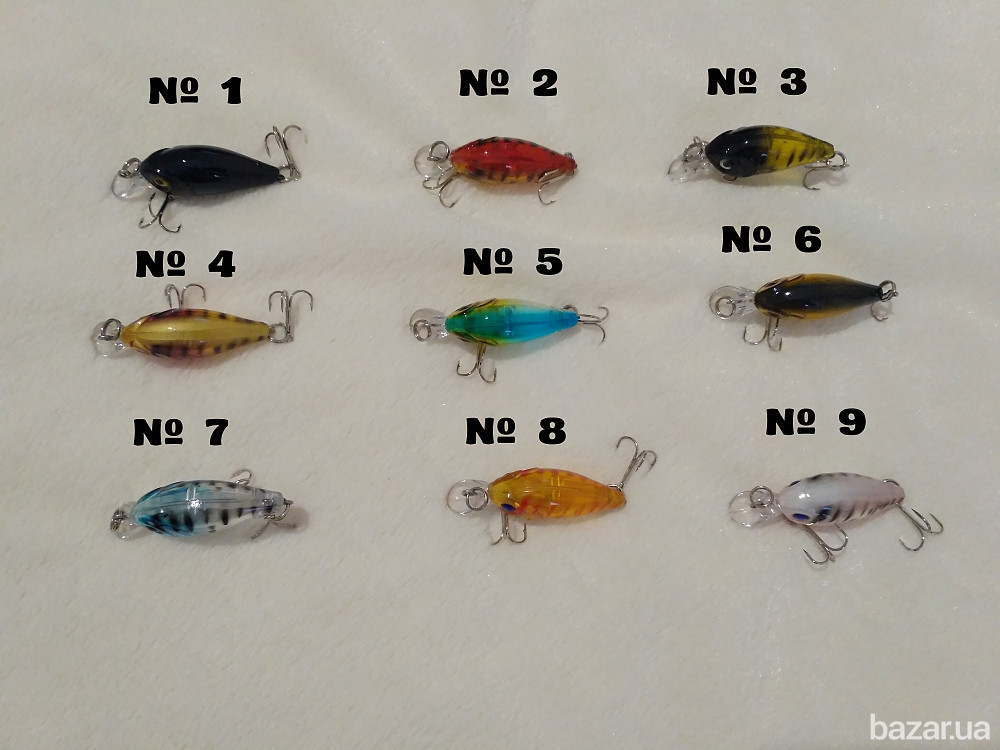 Воблер 3.59 гр - 4.5 см. Плавающий Борисполь - изображение 7