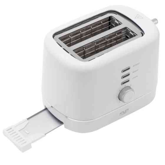 Тостер Adler AD 3224 white 850 Вт белый Київ