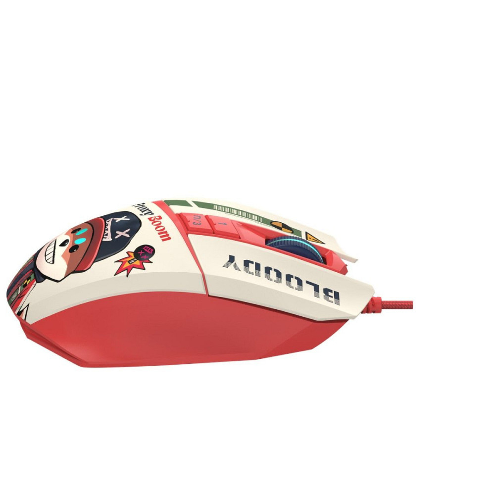 Мышь компьютерная безпроводная Bloody W63 Max Proxy Boom молочная Киев - изображение 6