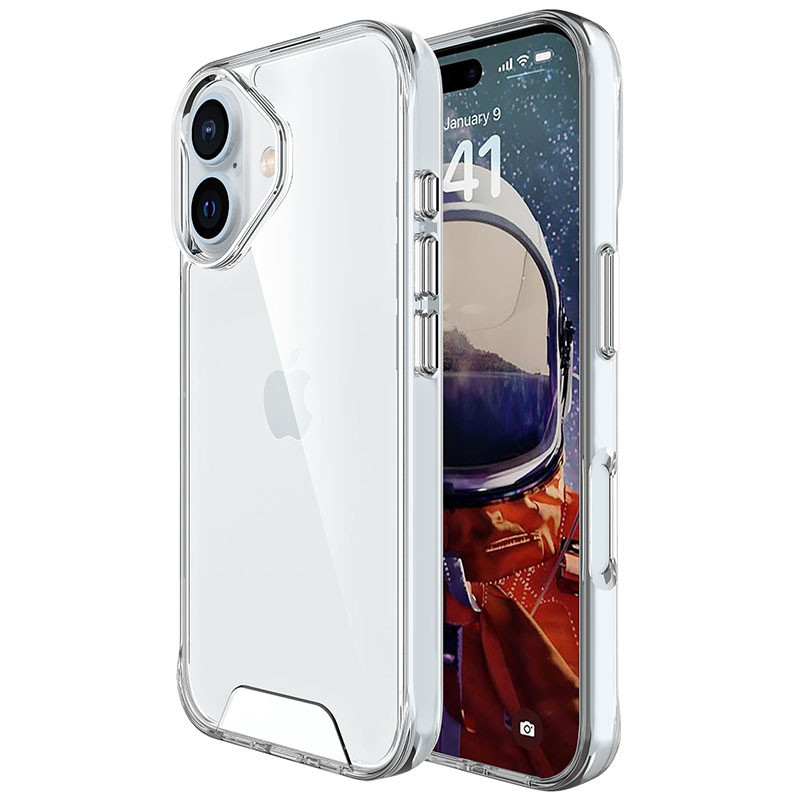 Чехол TPU Space Case transparent для Apple iPhone 16 Plus (6.7") Херсон - зображення 11
