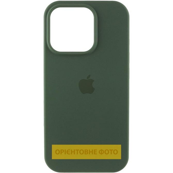 Чехол Silicone Case (AA) Logo with MagSafe для Apple iPhone 16 (6.1") Херсон - зображення 1