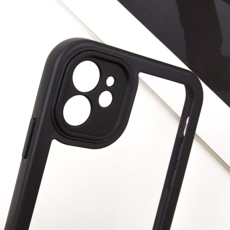 TPU чехол Transparent + Colour 1,5mm для Apple iPhone 12 (6.1") Херсон - изображение 5