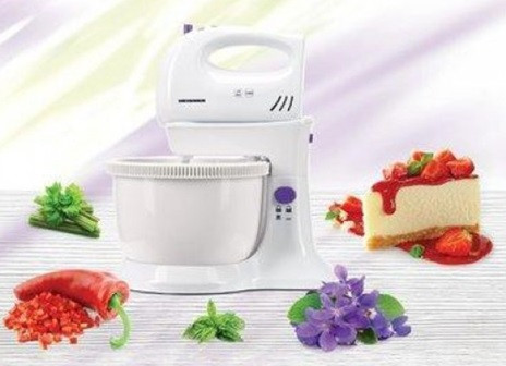 Міксер с чашей HEINNER HMB-350UV 300 Вт белый Київ - зображення 2