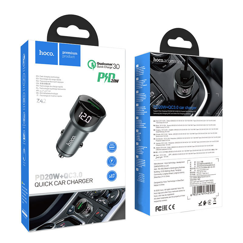 АЗУ Hoco Z42 PD 20W + QC3.0 (1USB/3A) Херсон - изображение 5