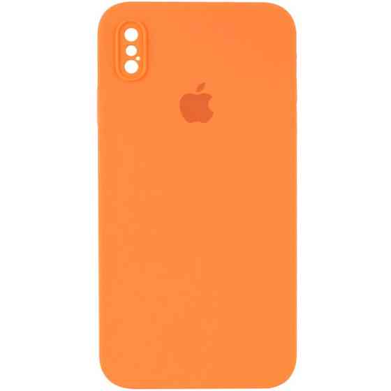 Чехол Silicone Case Square Full Camera Protective (AA) для Apple iPhone X / XS (5.8") Херсон