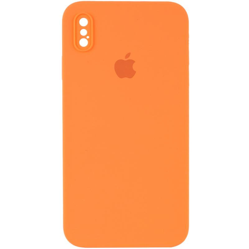 Чехол Silicone Case Square Full Camera Protective (AA) для Apple iPhone X / XS (5.8") Херсон - зображення 4