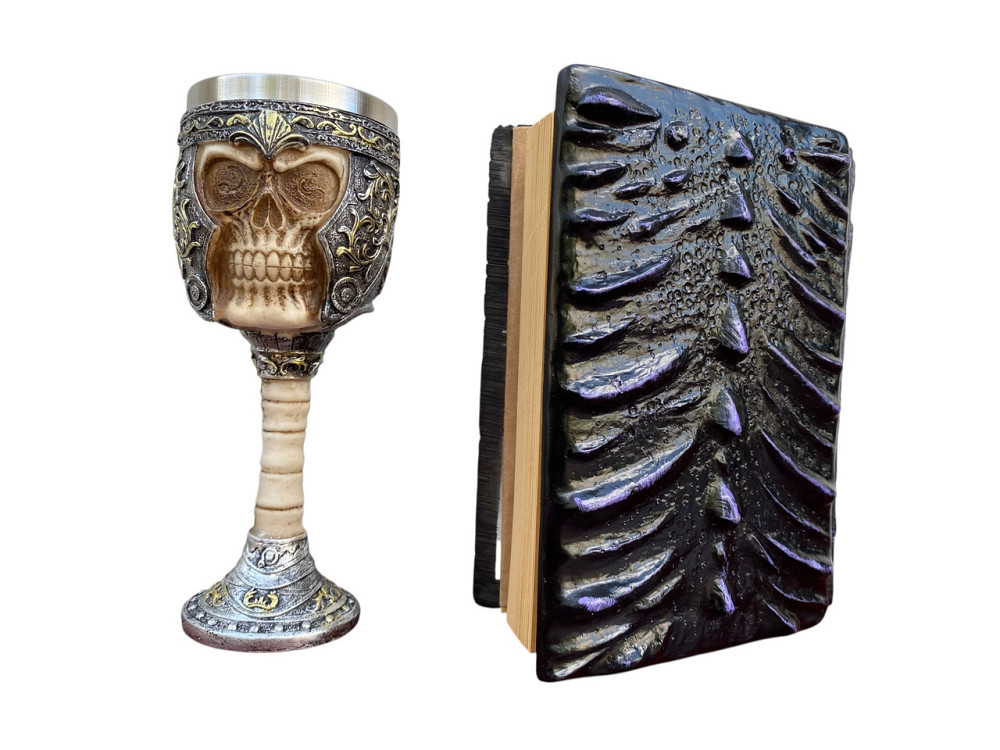 Подарочный набор Бокал 3 Череп в Шлеме и Блокнот 3 «Око Иллюзий» Київ - зображення 2