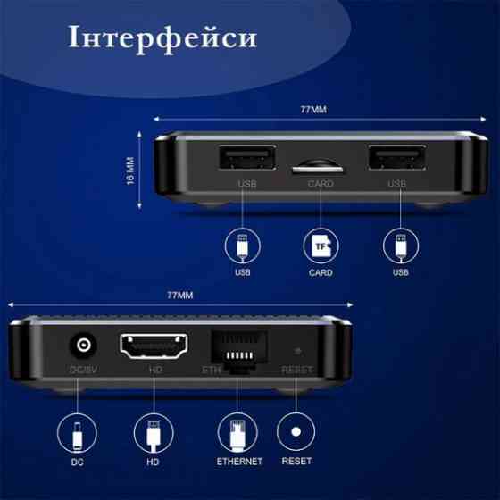Vontar ТВ-приставка Smart TV X98Q 2/16GB Black (Код товару:33927) Харьков