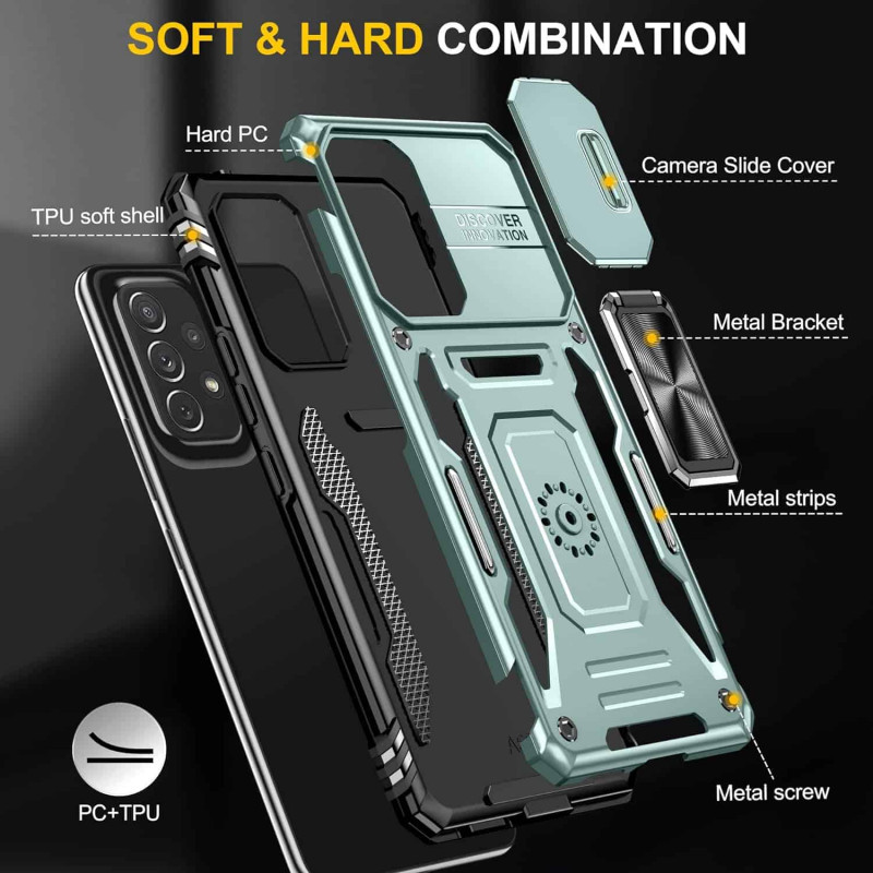 Ударопрочный чехол Camshield Army Ring для Samsung Galaxy A53 5G Херсон - изображение 5
