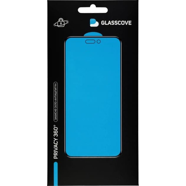 Захисне скло Glasscove Privacy 360 для iPhone 13/13 Pro/14/16e/17e Black Харьков - изображение 3