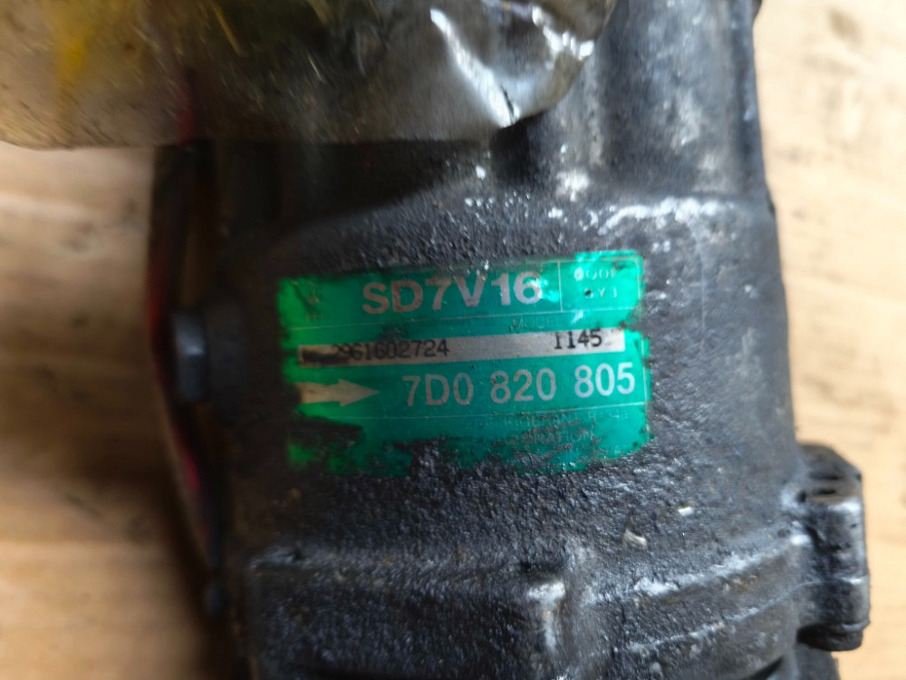 Компрессор кондиционера VW T4 2.5 tdi 1997-2003 (7D0820805) Ковель - зображення 4