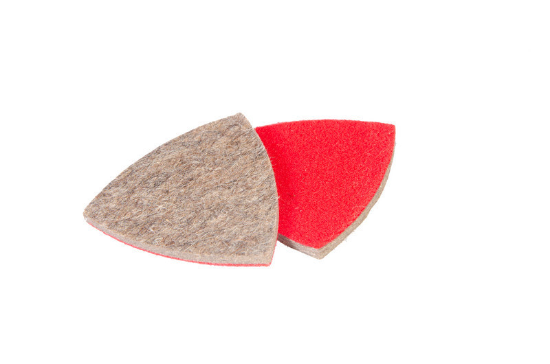 Насадка полировальная на липучке из натурального войлока жесткая влагостойкая для реноватора MASTERT Харьков - изображение 1