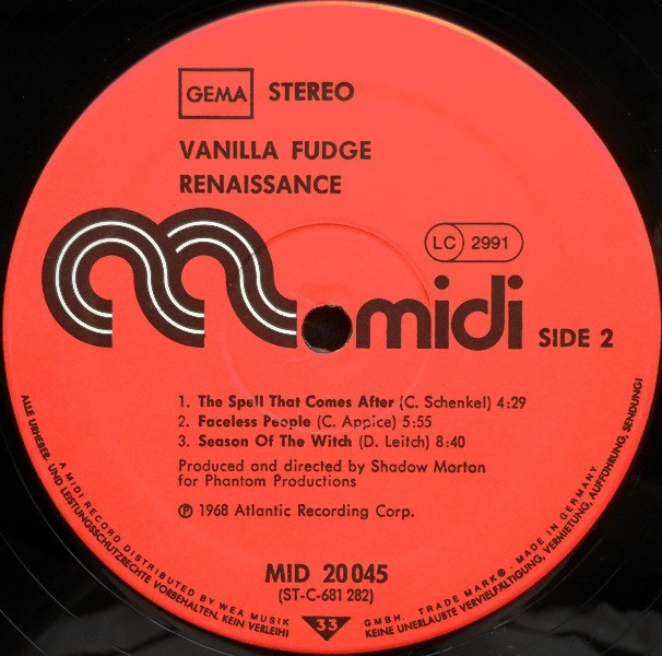 Виниловая пластинка Vanilla Fudge - Renaissance Вінниця - зображення 2