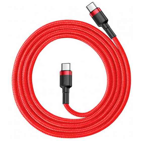 Дата кабель Baseus Cafule Type-C to Type-C PD2.0 60W (2m) (CATKLF-H) Херсон