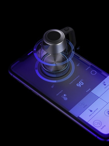 Электрочайник Polaris WIFI IQ Home Matte PWK 17115CGLD 1.7 л серебристый Київ - зображення 7