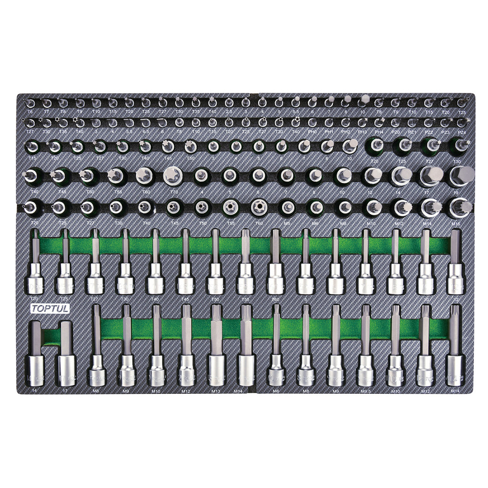 Тележка с инструментом (BUMPER SERIES) 7 секций 413ед. серый TOPTUL GE-41330 Харьков - изображение 5