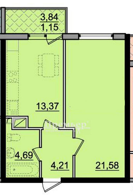Продам 1 кімнатну квартиру на Сахарова Одесса - изображение 1