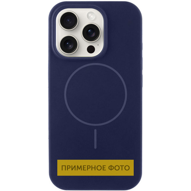 Чехол Silicone Case Full Protective (AA) NO LOGO with MagSafe для Apple iPhone 15 (6.1") Херсон - изображение 1
